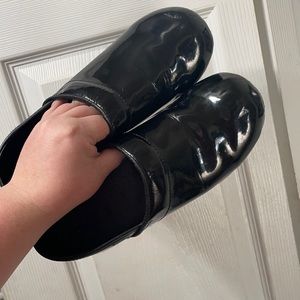Sanita Black Clogs